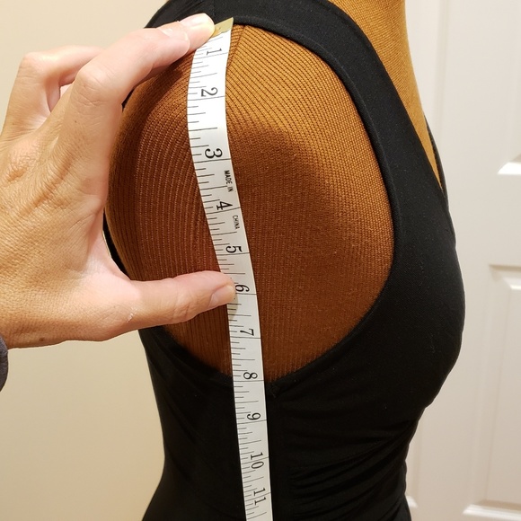 Fitted Sleeveless Ruched Tulle Top - Picture 4 of 5